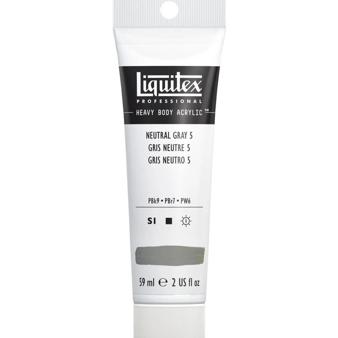Liquitex Heavy Body akrylmaling 59 ml – 599 Neutral Grey 5