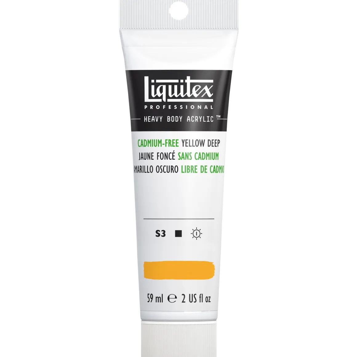 Liquitex Heavy Body akrylmaling 59 ml – 891 Cadmium Free Yellow Deep
