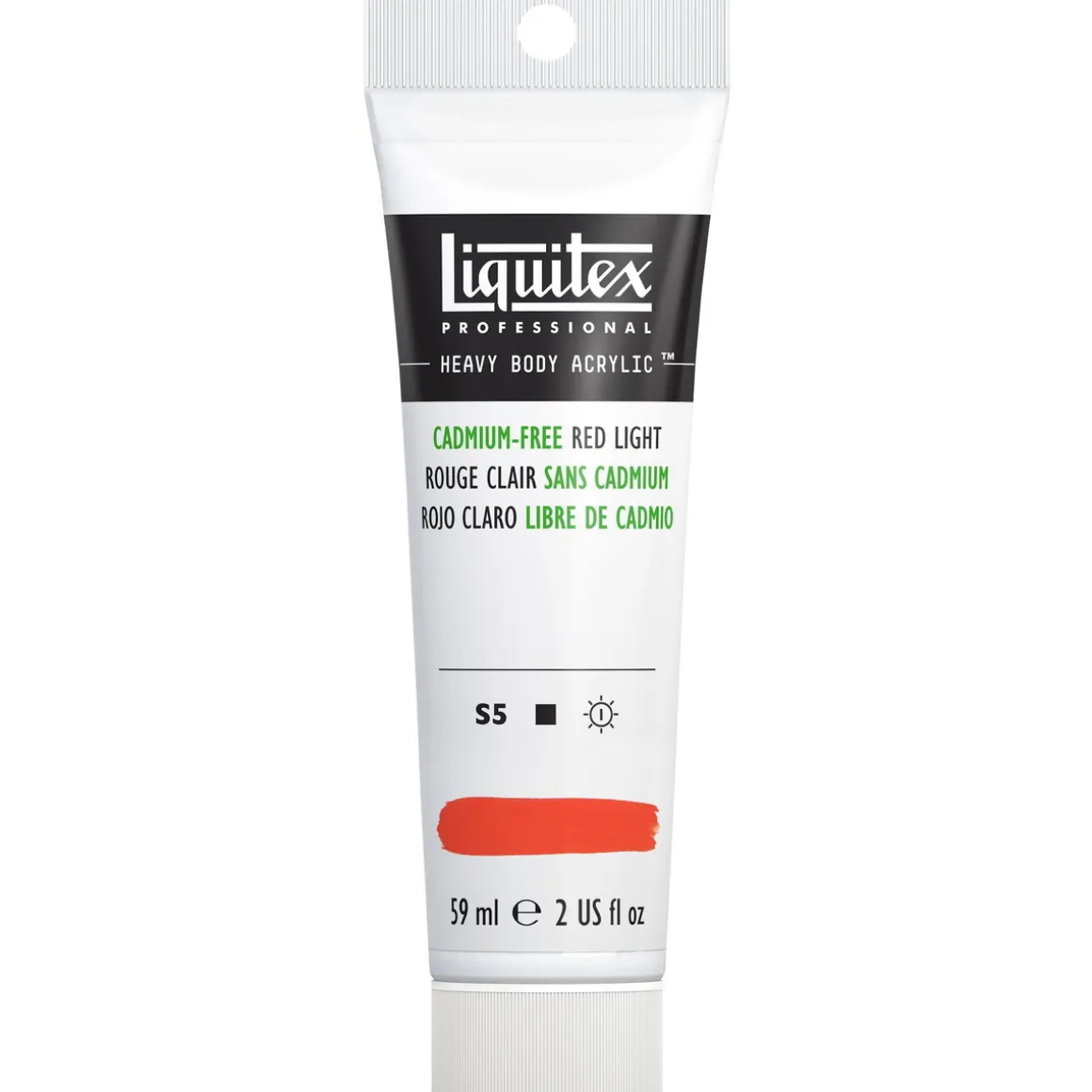 Liquitex Heavy Body akrylmaling 59 ml – 893 Cadmium Free Red Light