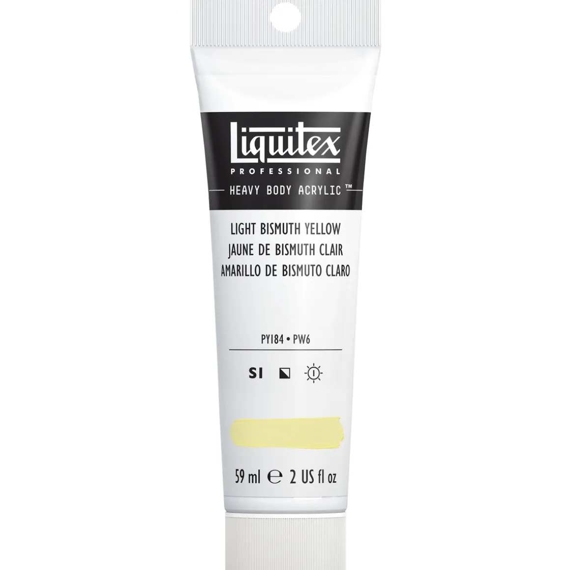 Liquitex Heavy Body akrylmaling 59 ml – 158 Light Bismuth Yellow