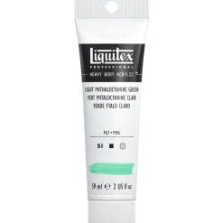 Liquitex Heavy Body akrylmaling 59 ml – 313 Light Phthalocyanine Green
