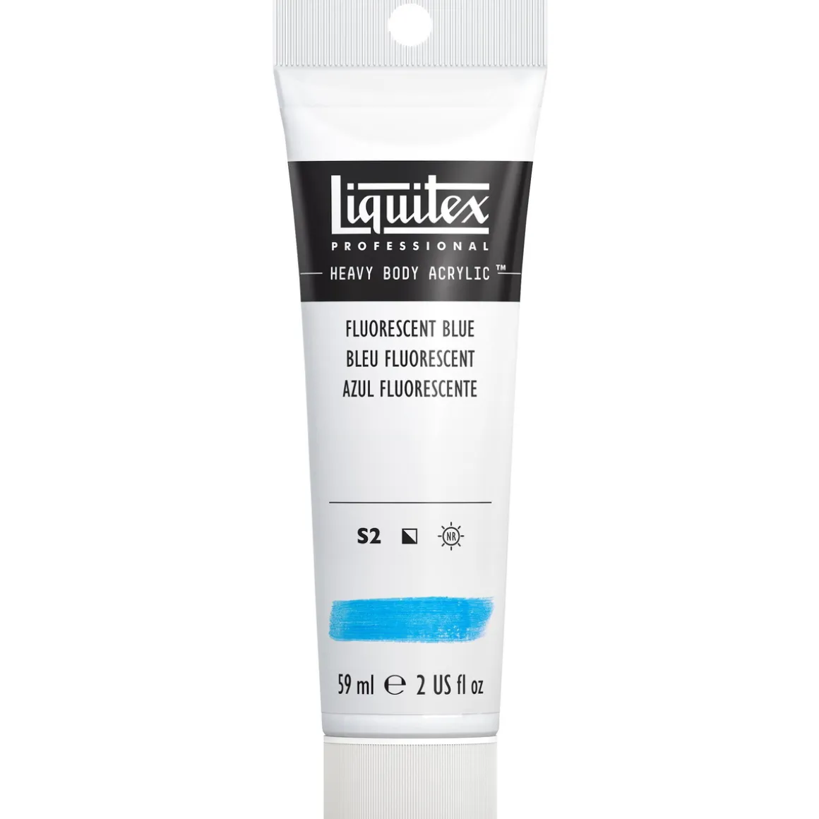 Liquitex Heavy Body akrylmaling 59 ml – 984 Fluorescent Blue