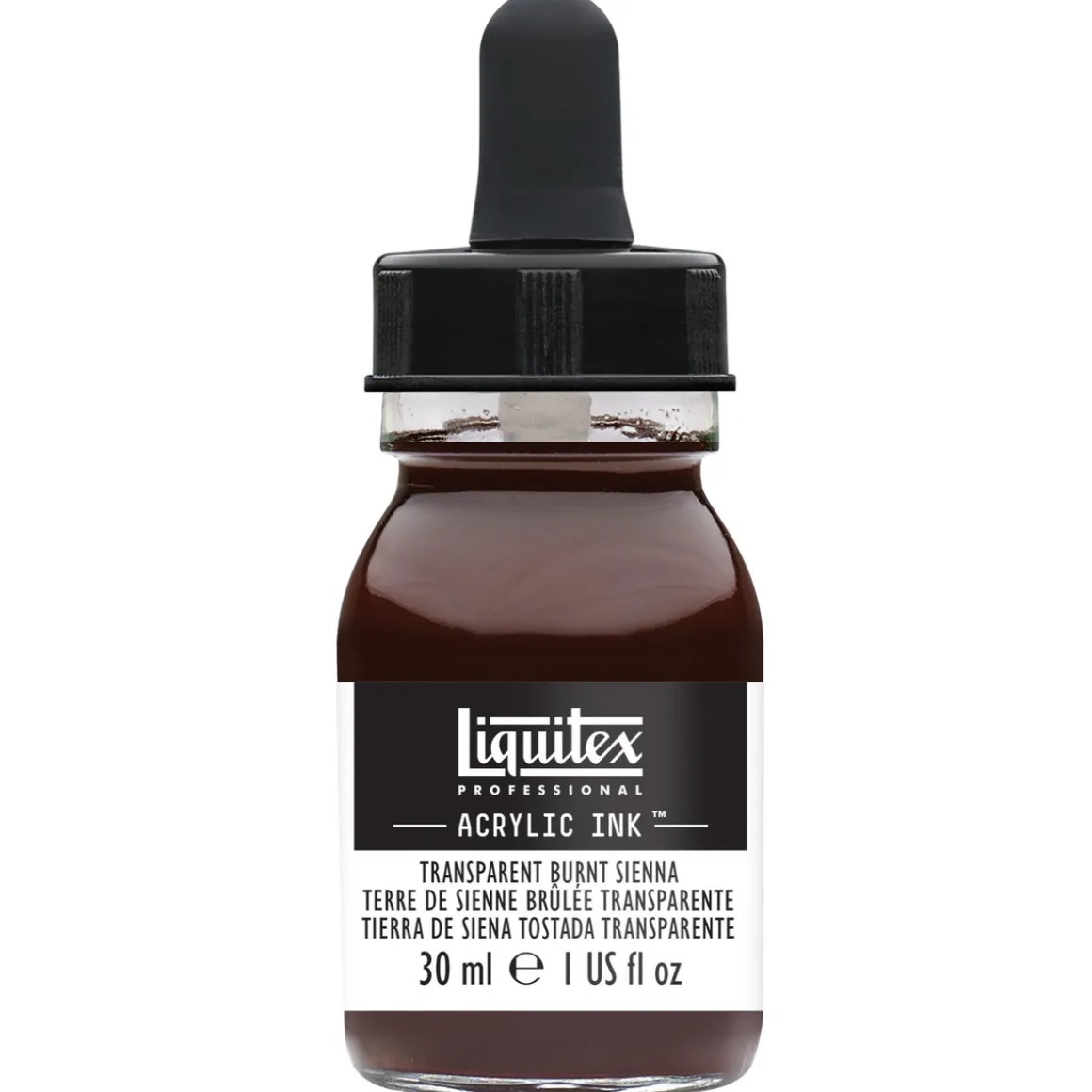 Liquitex Professional Acrylic Ink 30 ml – Transparent burnt sienna 129
