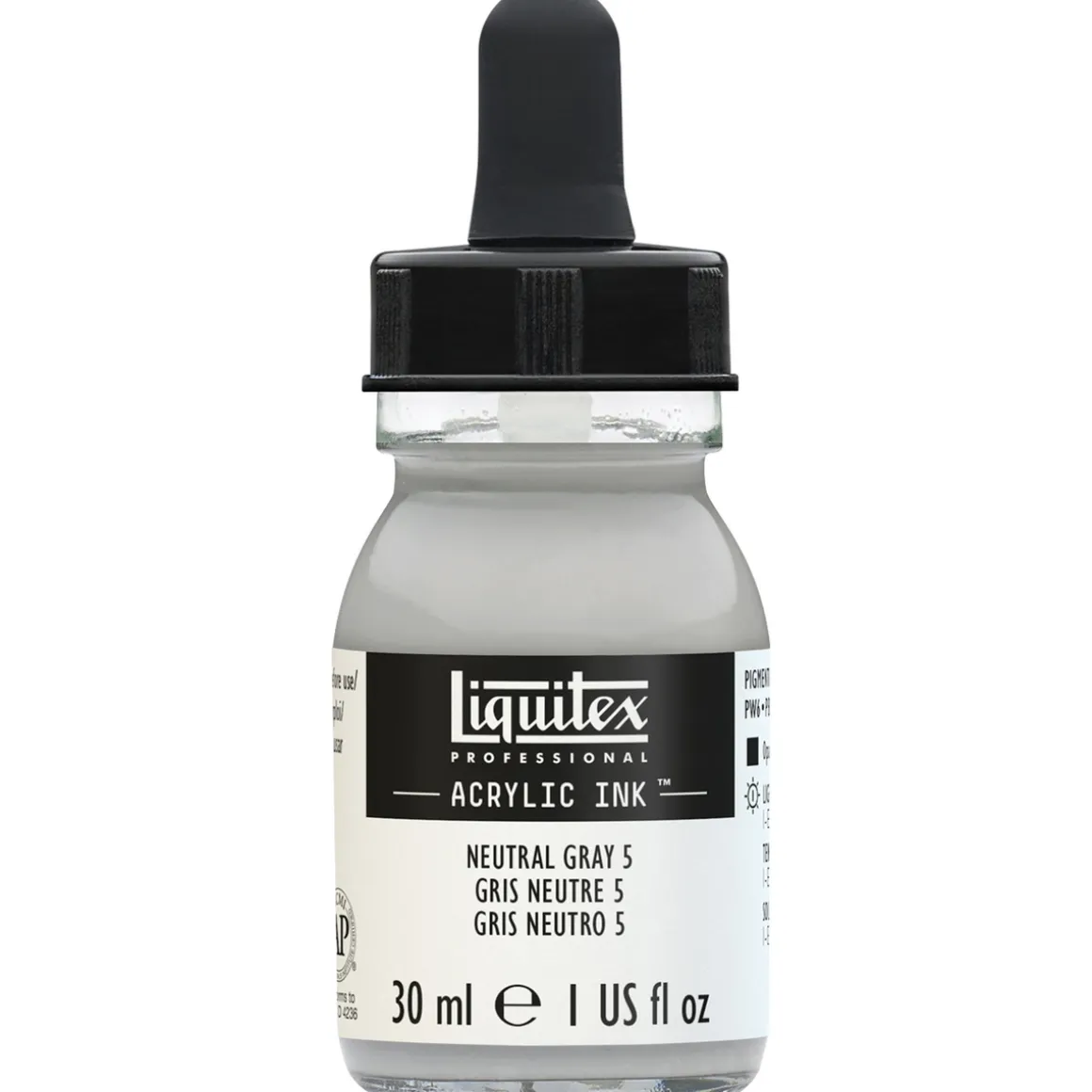 Liquitex Professional Acrylic Ink 30 ml – Neutral grey 5 599