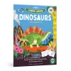 Lær at tegne dinosaurer – lærerig malebog med 50 stickers