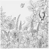 Lærred med trykt motiv – skønne forårsblomster 30×30 cm