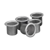 Lysholdere, tinfarvede. Ø13 mm, H 10 mm (juletræslys), fremstillet af aluminium