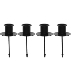 Lysholder på 4 cm stift, til stearinlys Ø22 mm. Pakke med 4 stk.