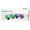 Magnetic Tiles biler 2-pak, byg seje køretøjer med magnetisme! 15×7,5×4,5 cm