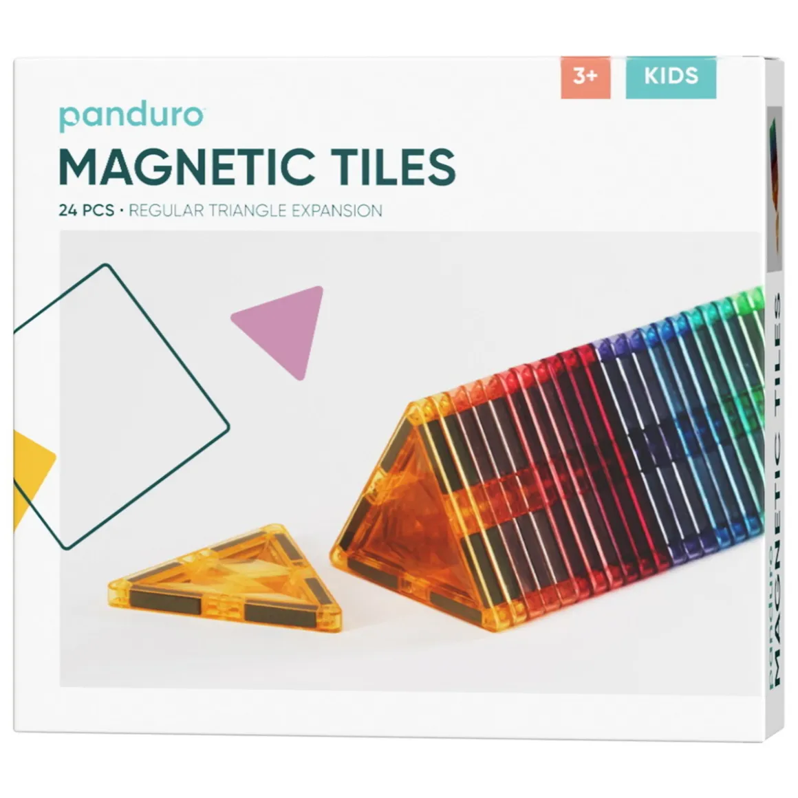 Magnetic Tiles Expansion, 24 trekantede magnetiske brikker