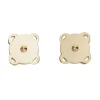 Magnetlås i metal, 2-pak, guldfarvede, 1,8×1,8 cm