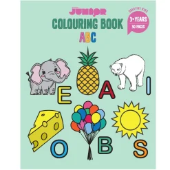 Malebog ABC – Fra A til Ø, lær alfabetet. Svensk, norsk, dansk.