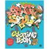 Malebog Graffiti Style Coloring Book, farvelæg 50 graffitimotiver, 20×25 cm