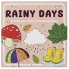 Malebog Rainy Days, 20×20 cm, 24 motiver med masser af efterårshygge!