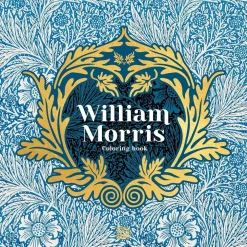 Malebog William Morris Coloring Book, 25×25 cm, 40 sider