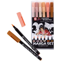 Manga Koi C.Brush Pen set 6st