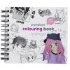 Manga malebog – 15×15 cm, 64 enkeltsidet trykte ark, 120 g/m²