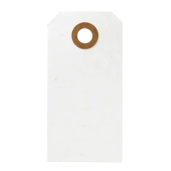 Manila tags 4x8 cm 20 st hvid