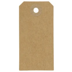 Manila tags 4x8 cm 20 st natur