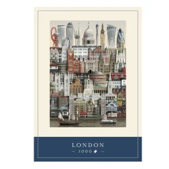Martin Schwartz puslespil London bymotiv. 1000 brikker, 50×70 cm