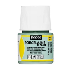 Mat porcelænsmaling puddergrøn