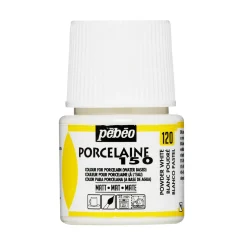 Mat porcelænsmaling pudderhvid