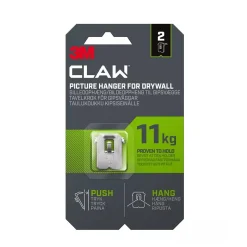 3M Claw billedkrog med 11 kilos bæreevne, 2-pak
