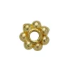 Mellemdel blomst guld 100 stk.