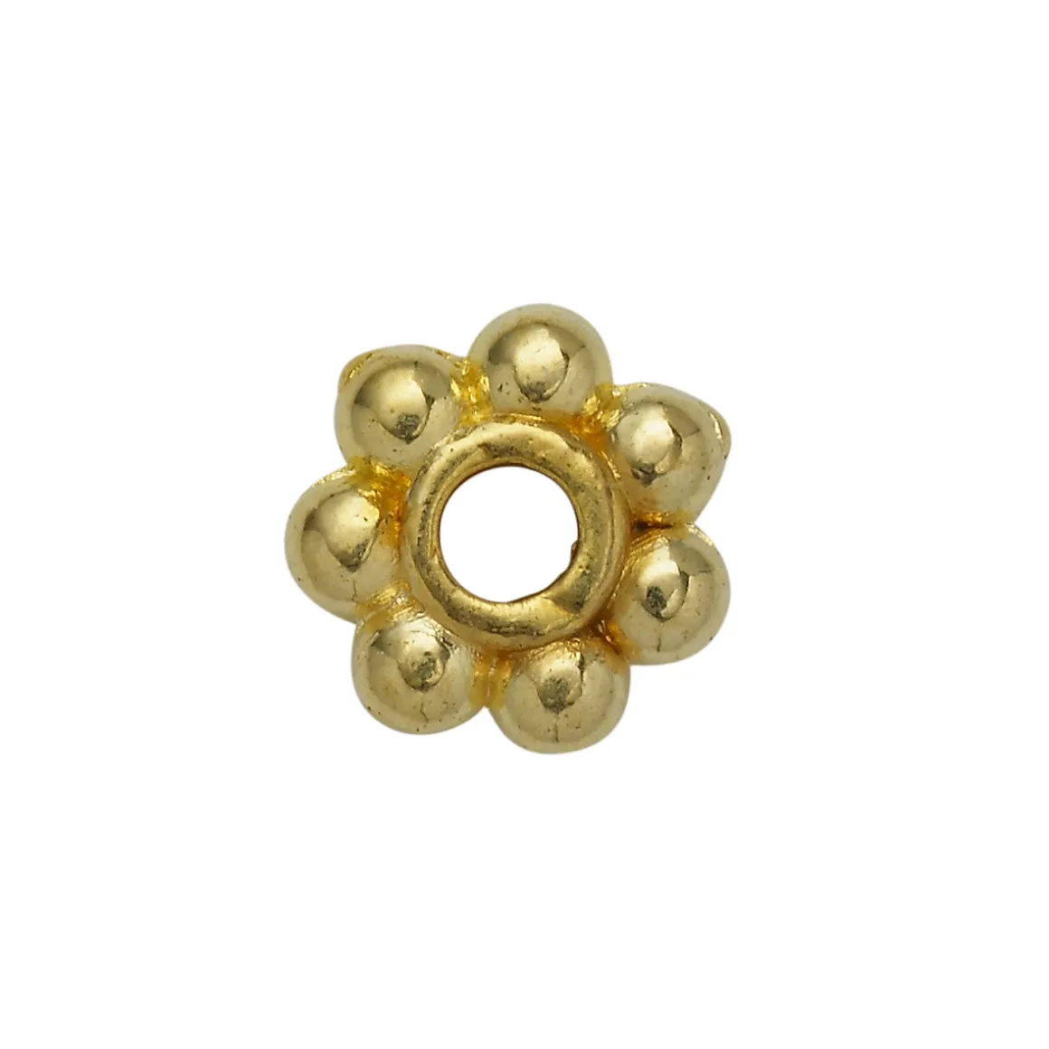 Mellemdel blomst guld 100 stk.
