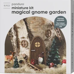 Miniaturekit Magical Gnome Garden – lav julens smukkeste nissedør