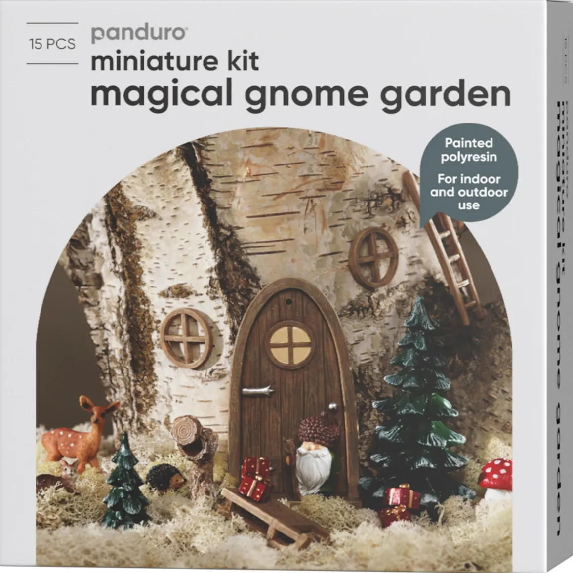 Miniaturekit Magical Gnome Garden – lav julens smukkeste nissedør