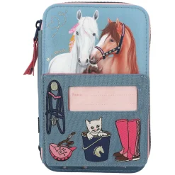Miss Melody My Little Farm tredobbelt penalhus med hestetema! 13×20×7,5 cm