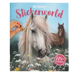 Miss Melody Stickerworld med masser af heste og 225 klistermærker! 25×29 cm