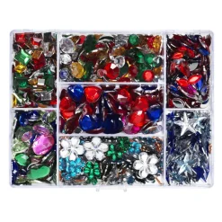 Mix dekor.sten i æske 1000 stk