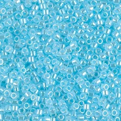 MIYUKI Delica aqua 5g – DBM0239 Lined Crystal Light Aqua