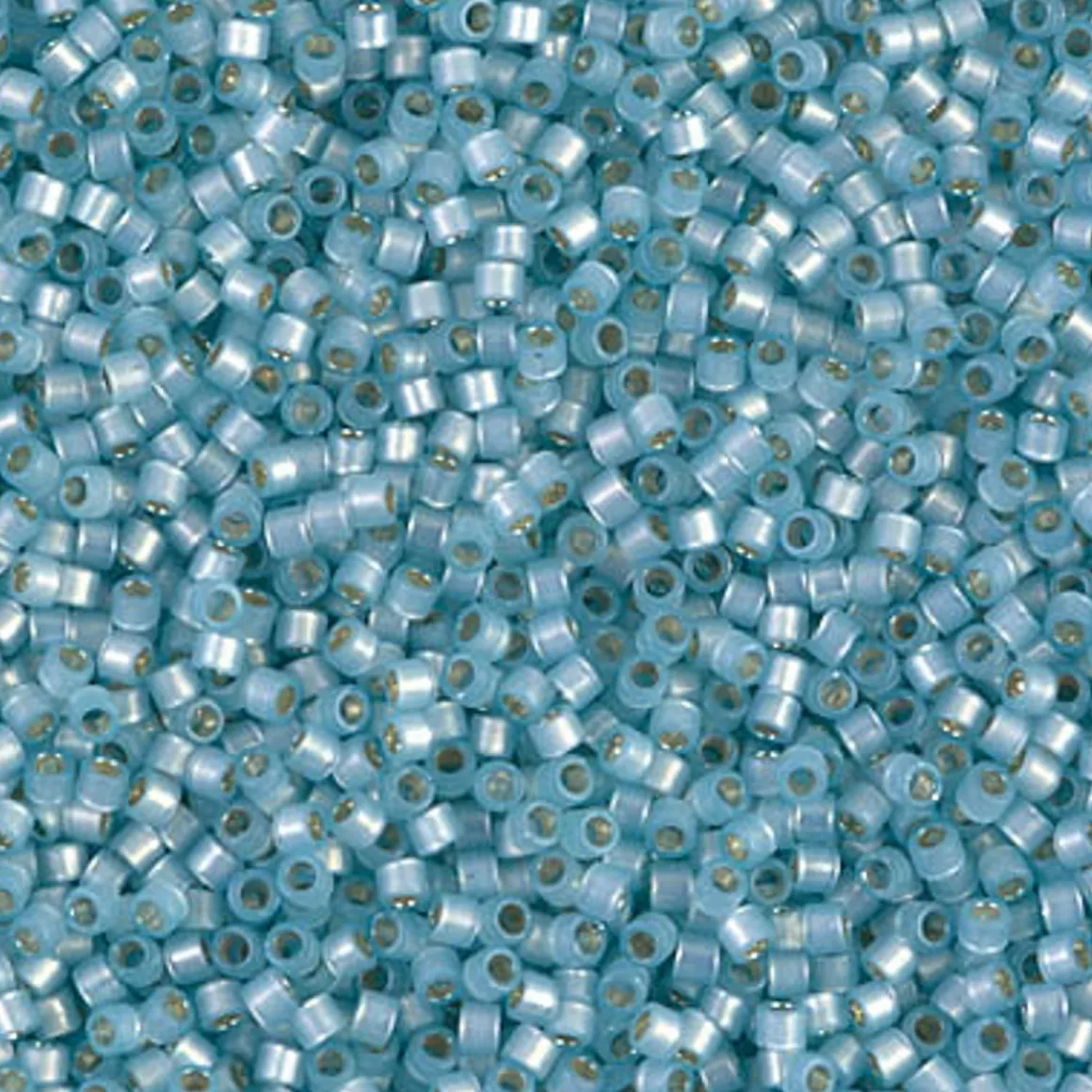 MIYUKI Delica 11/0 aqua gla 5g – DB0628 Silver Lined Light Aqua Alabaster