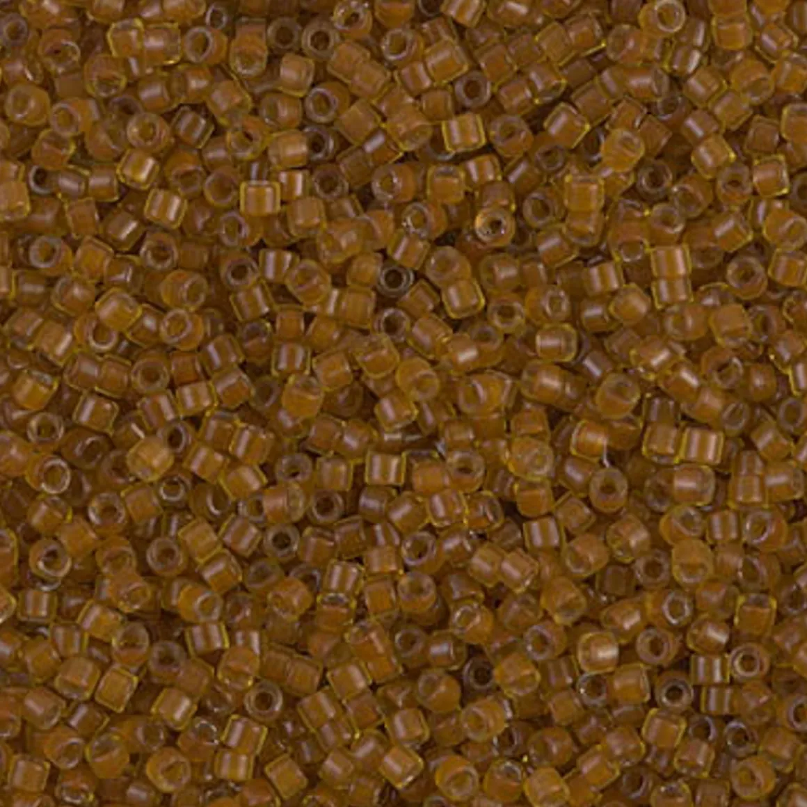 MIYUKI Delica 11/0 brun 5g – DB1391 Mustard Lined Amber