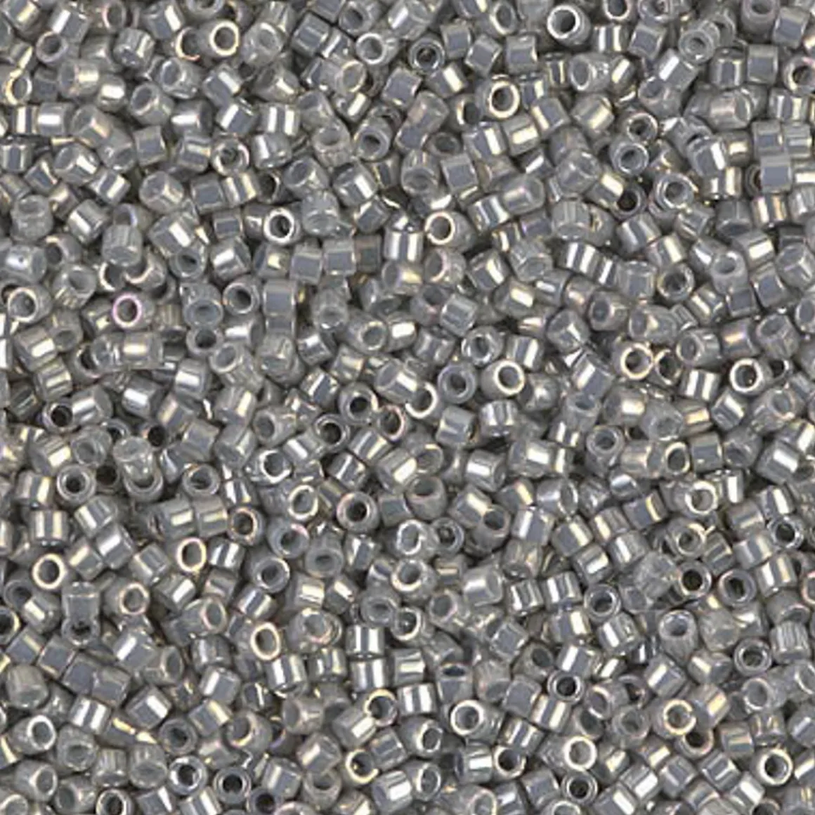 MIYUKI Delica 11/0 grå glan 5g – DB0251 Galvanized Grey Luster