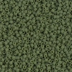 MIYUKI Delica 11/0 grøn 5g – DB1585 Matted Opaque Avocado