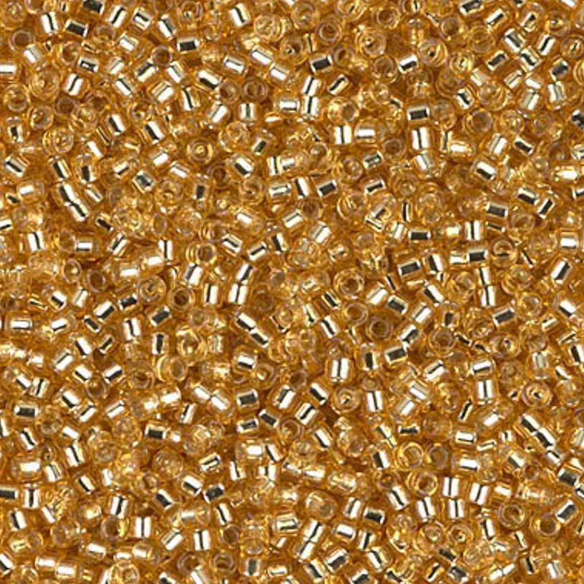 MIYUKI Delica 11/0 guld 5g – DB0042 Silver Lined Gold
