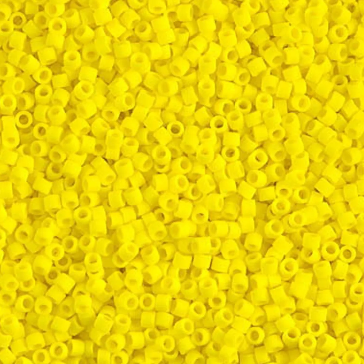 MIYUKI Delica 11/0 gul mat 5g – DB0751 Matted Opaque Yellow