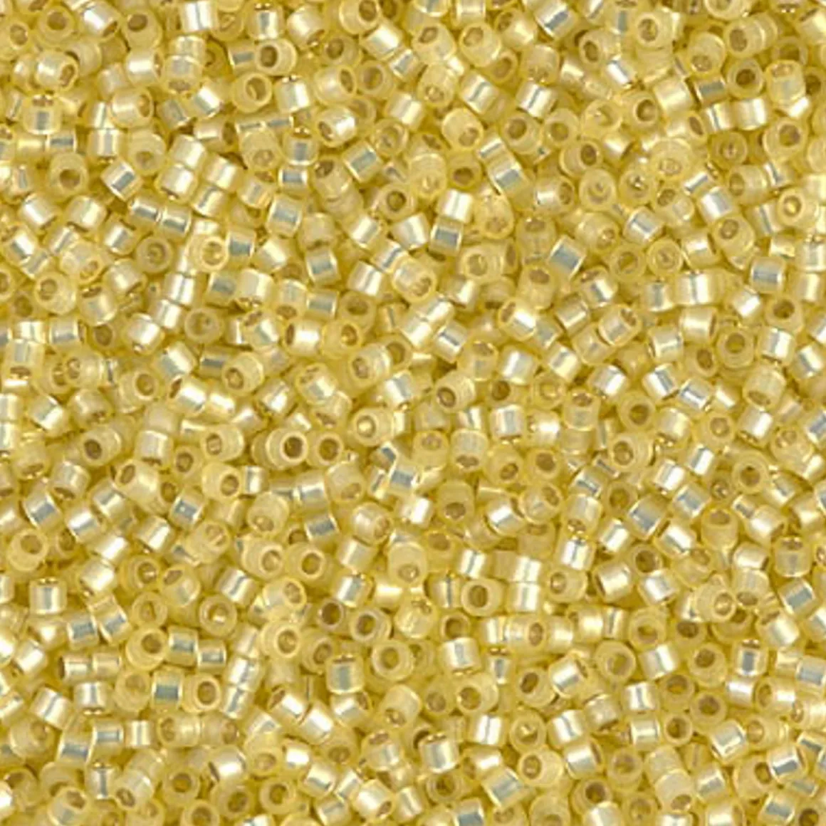 MIYUKI Delica 11/0 gul mat 5g – DB0623 Silver Lined Jonquil