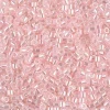 MIYUKI Delica lakserosa 5g – DBM0234 Lined Crystal Pale Salmon