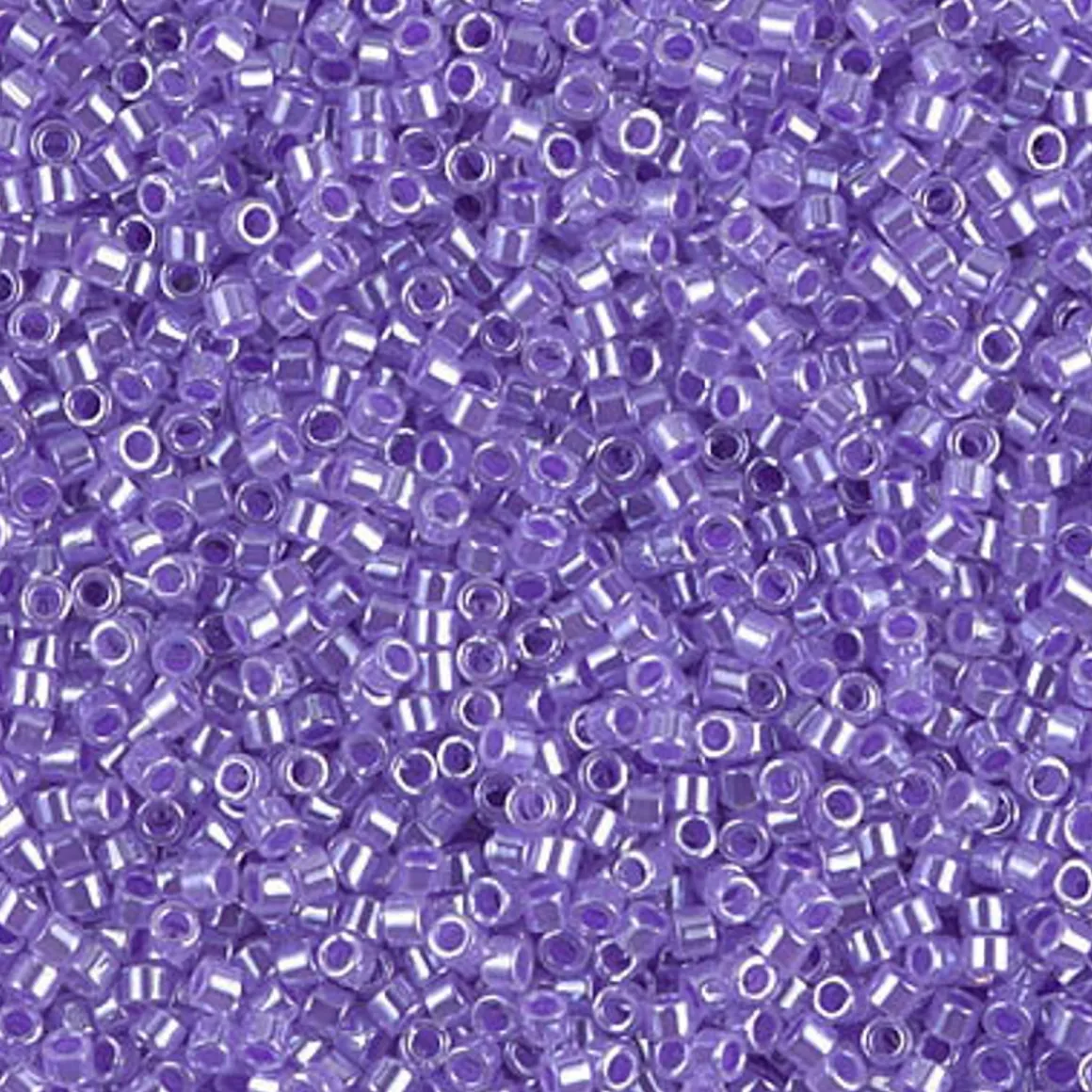 MIYUKI Delica 11/0 lyslilla 5g – DB0249 Lined Crystal Purple Ceylon