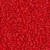 MIYUKI Delica 11/0 mørkerød 5g – DB0753 Matted Opaque Red