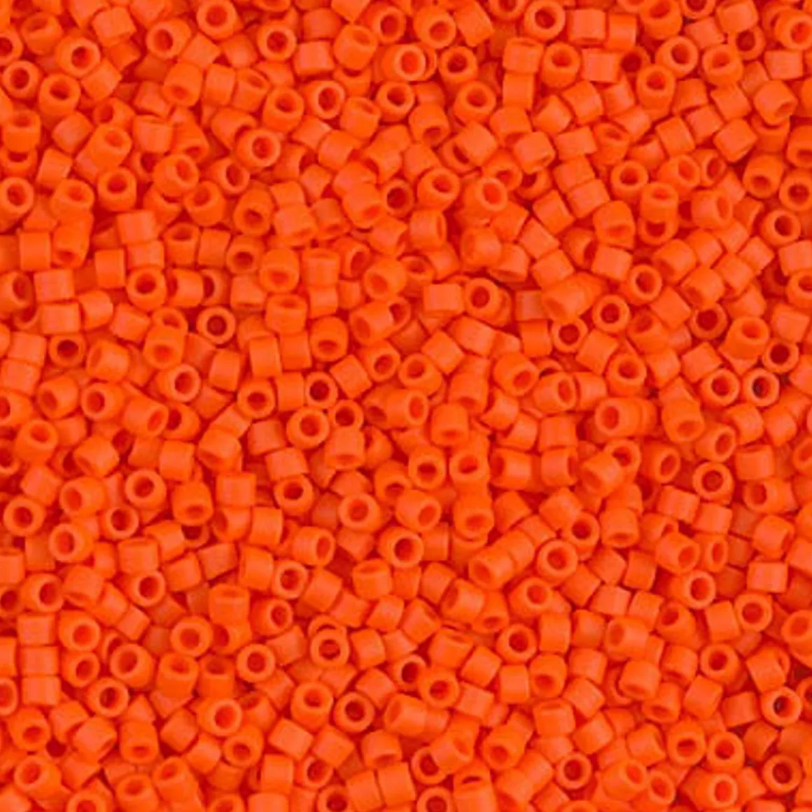 MIYUKI Delica 11/0 orange 5g – DB0752 Matted Opaque Orange