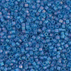 MIYUKI Delica petroleum 5g – DBM0862 Matted Transparent Capri Blue