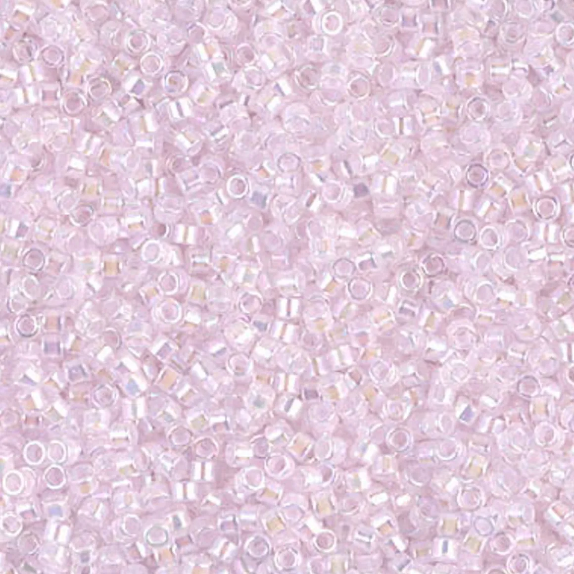 MIYUKI Delica 11/0 rosa tr 5g – DB0055 Lined Pale Pink AB