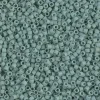 MIYUKI Delica 11/0 støvgrøn 5g – DB0374 Matted Seafoam Green Luster