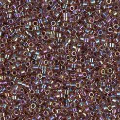MIYUKI Delica 11/0 topaz 5g – DB0091 Cranberry Lined Light Cranberry Topaz AB